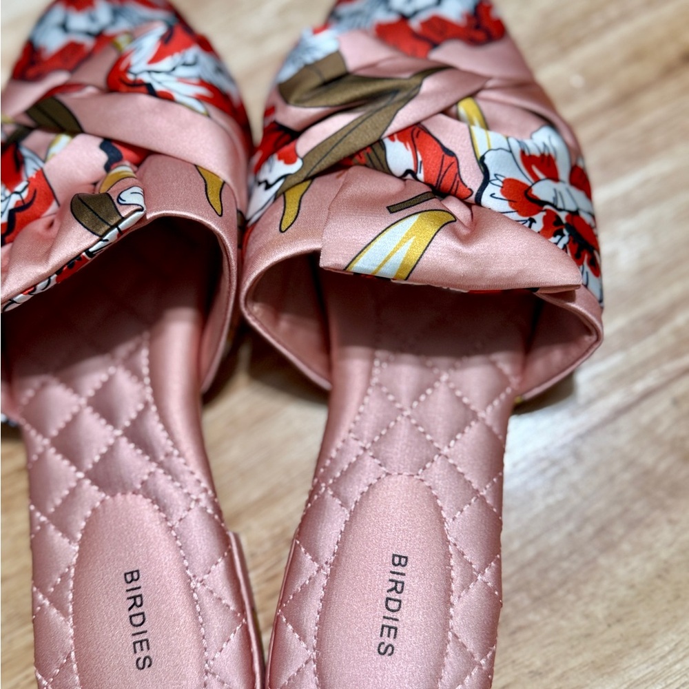 Birdies‎ The Songbird Women's Pink Floral Mule Never Worn - Picture 7 of 9
